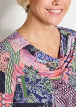 T-shirt avec encolure bénitier