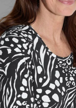 T-shirt avec imprimé animalier