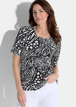 T-shirt avec imprimé animalier