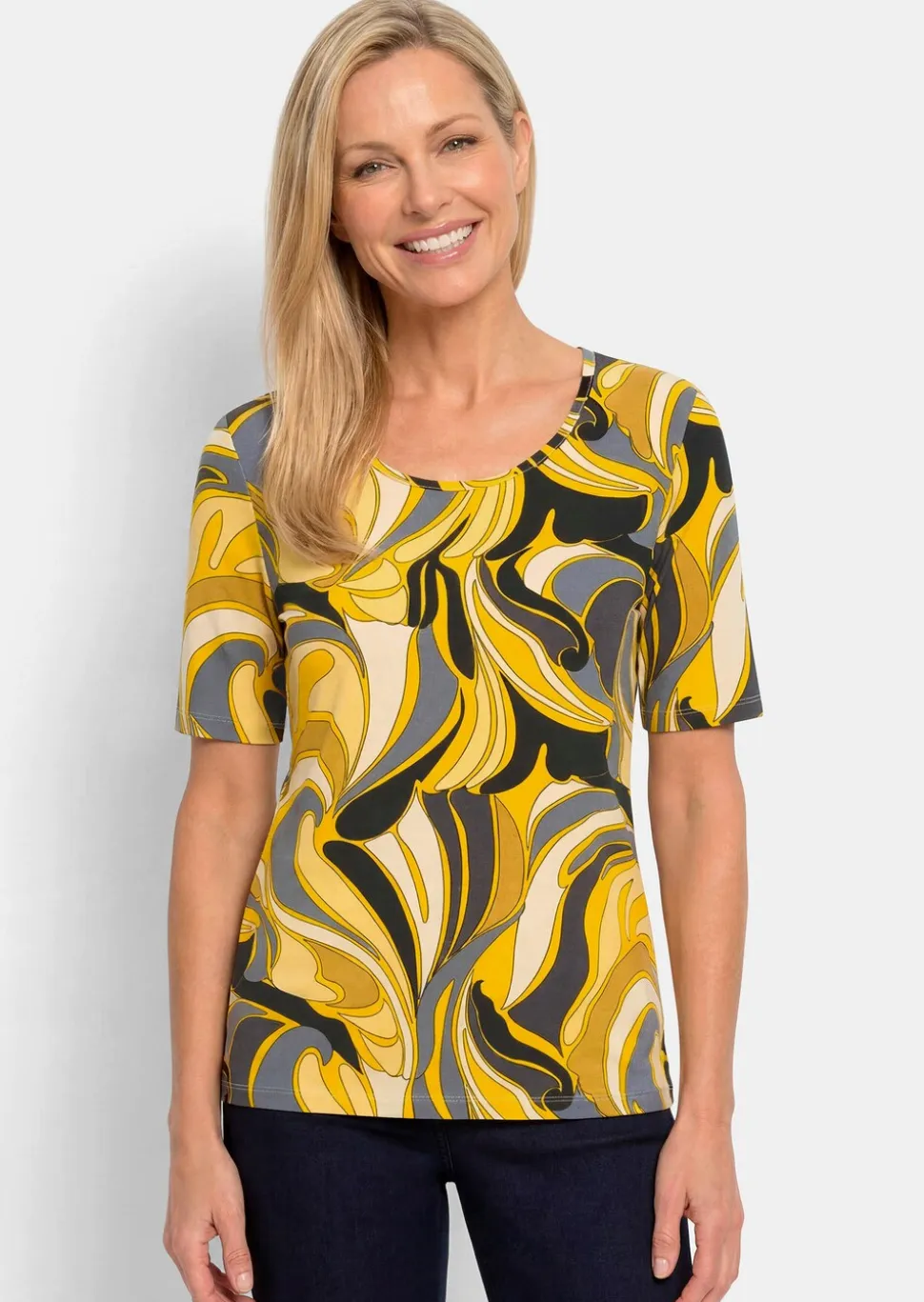 T-shirt avec un joli motif ornemental