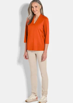 T-shirt basique en jersey interlock