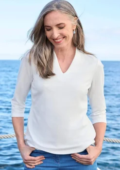 T-shirt basique en jersey interlock
