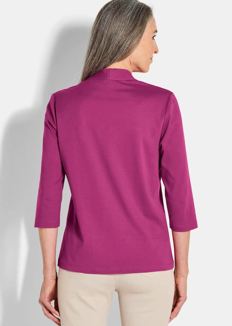 T-shirt basique en jersey interlock