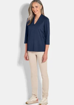 T-shirt basique en jersey interlock