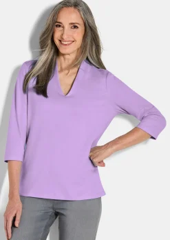 T-shirt basique en jersey interlock
