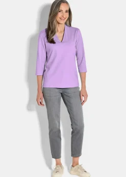 T-shirt basique en jersey interlock