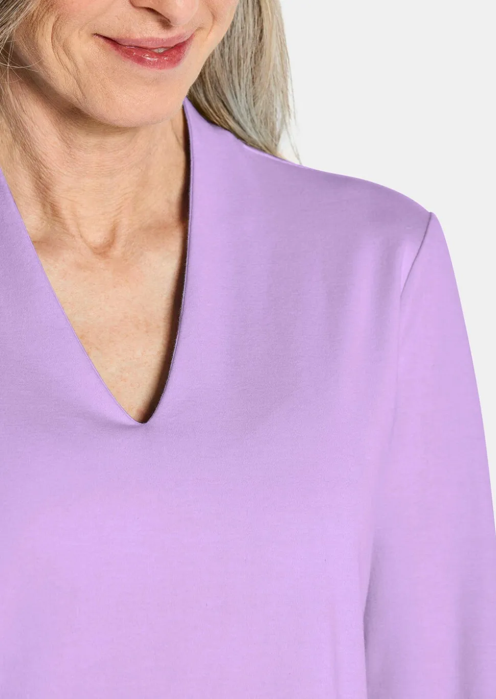 T-shirt basique en jersey interlock