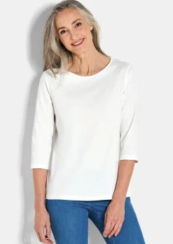 T-shirt basique en jersey interlock