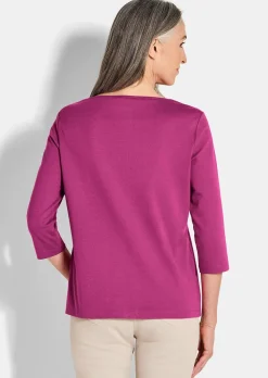 T-shirt basique en jersey interlock