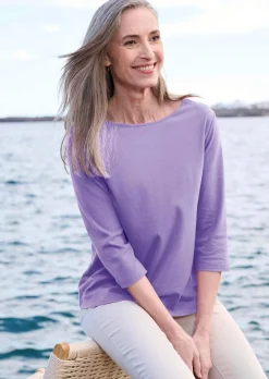 T-shirt basique en jersey interlock
