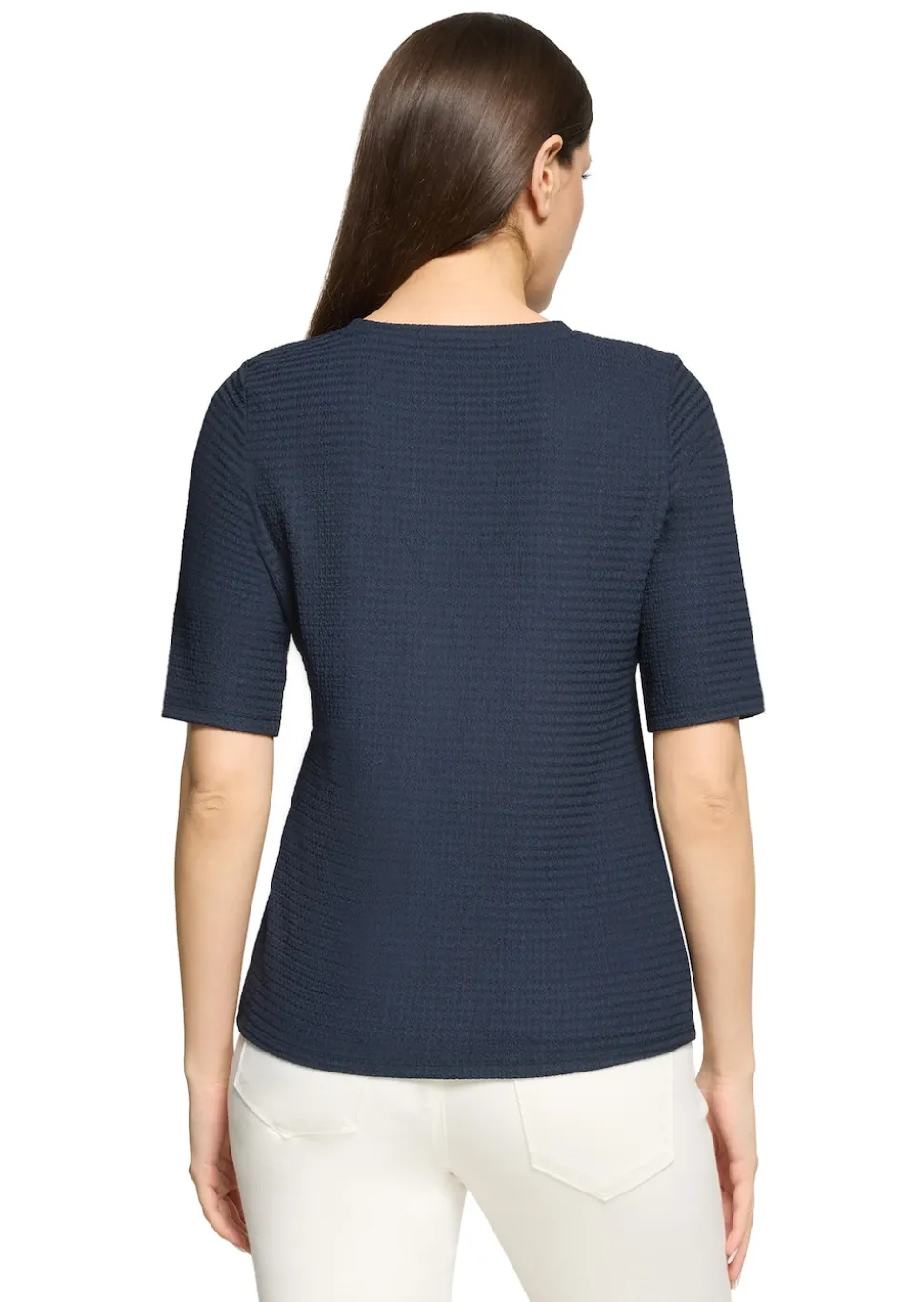 T-shirt basique extensible et structuré