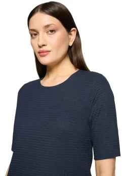 T-shirt basique extensible et structuré
