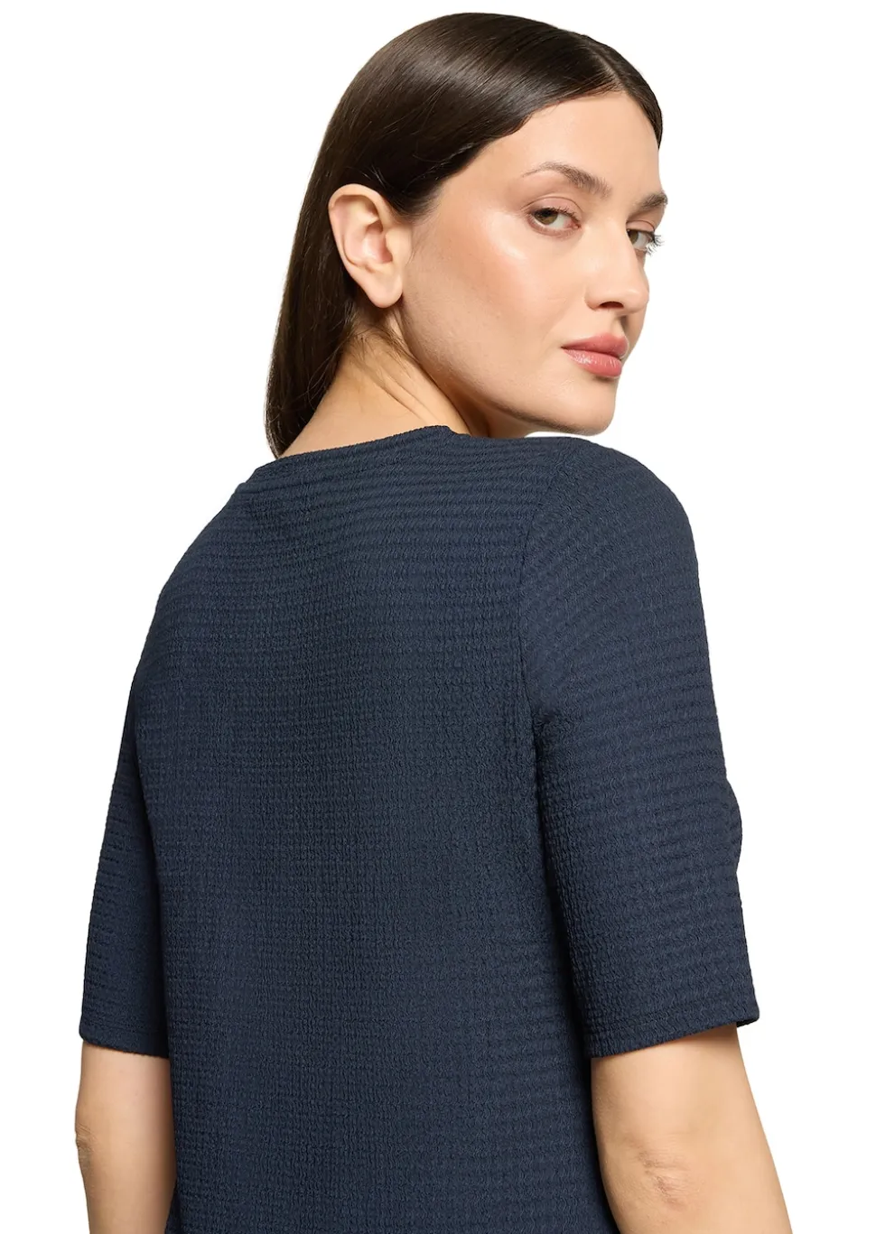 T-shirt basique extensible et structuré