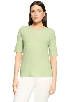T-shirt basique extensible et structuré