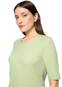 T-shirt basique extensible et structuré