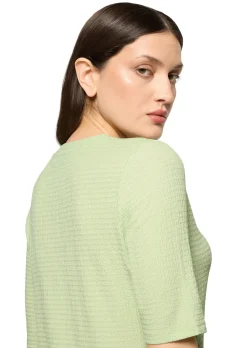 T-shirt basique extensible et structuré