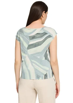 T-shirt confortable avec base joliment plissée