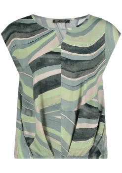 T-shirt confortable avec base joliment plissée