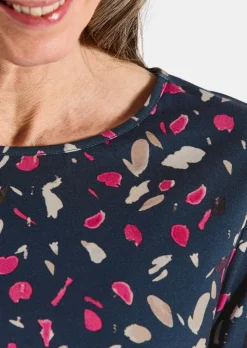 T-shirt confortable en jersey avec teneur en coton
