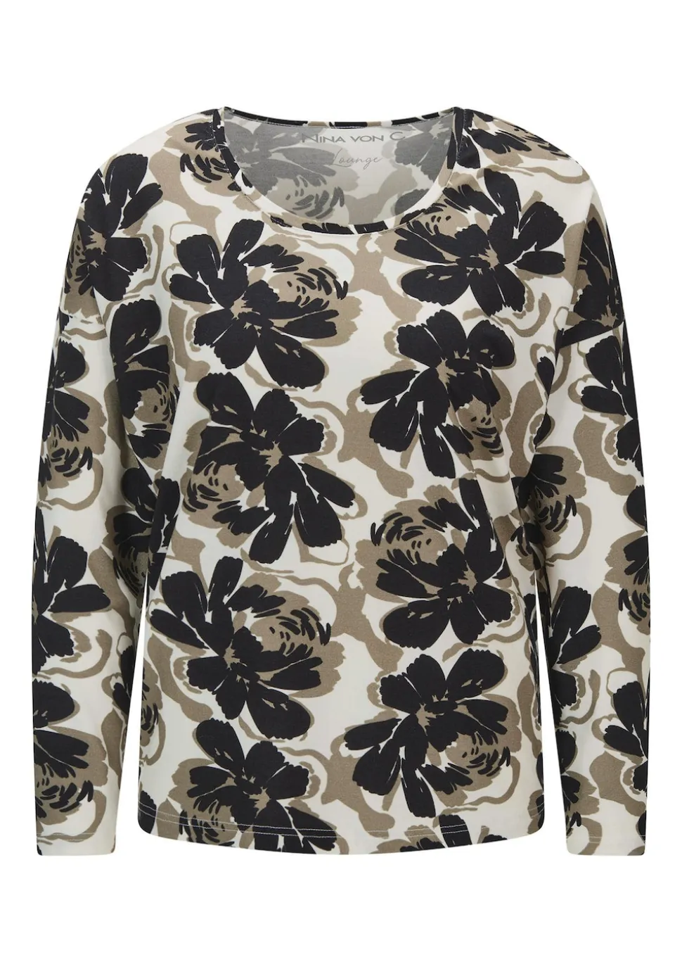 T-shirt de pyjama avec motif floral