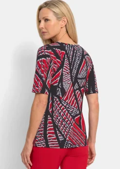 T-shirt en coton avec motif graphique