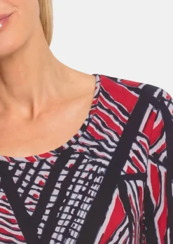 T-shirt en coton avec motif graphique