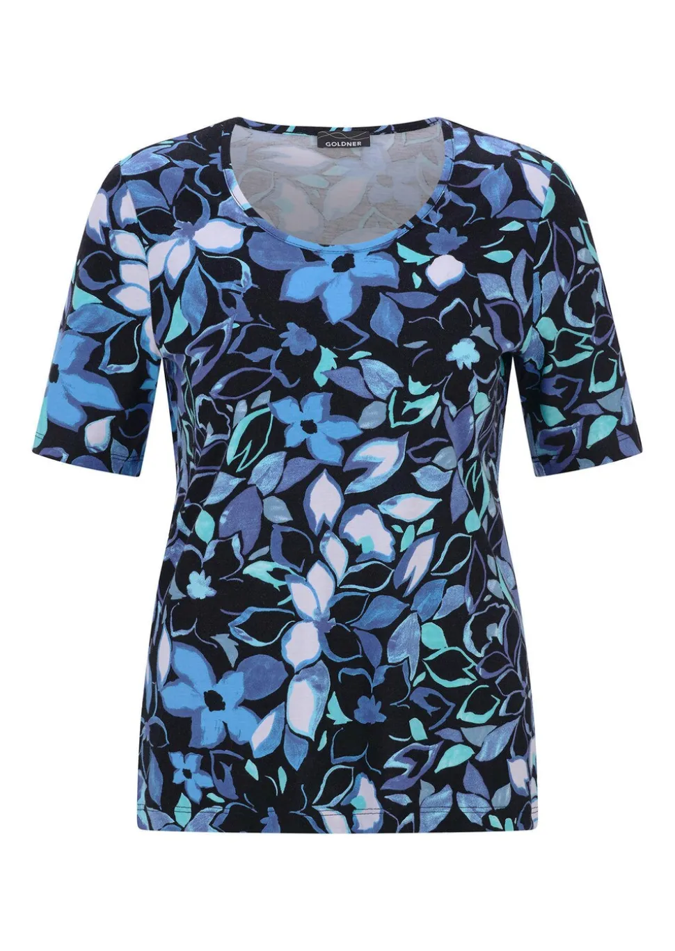 T-shirt en coton avec un motif floral très coloré