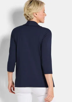 T-shirt en jersey, aspect 2-en-1