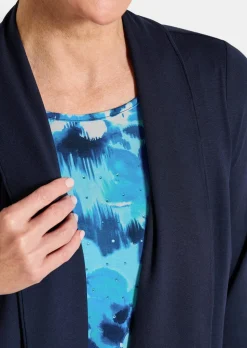 T-shirt en jersey, aspect 2-en-1