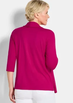 T-shirt en jersey, aspect 2-en-1