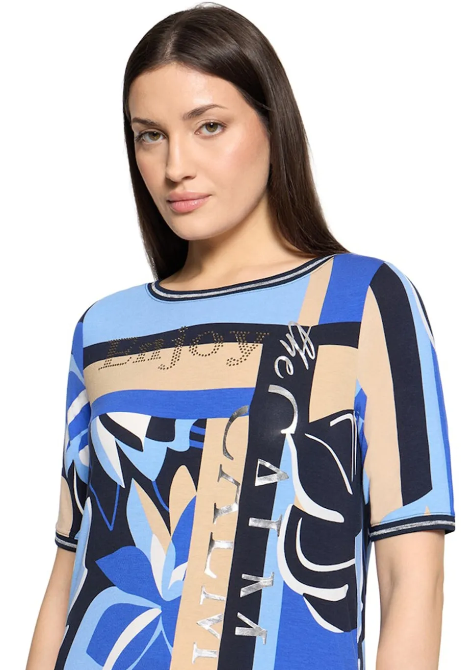 T-shirt en jersey avec détails scintillants