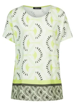 T-shirt en jersey avec encolure arrondie généreuse