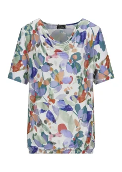 T-shirt en jersey avec encolure bénitier