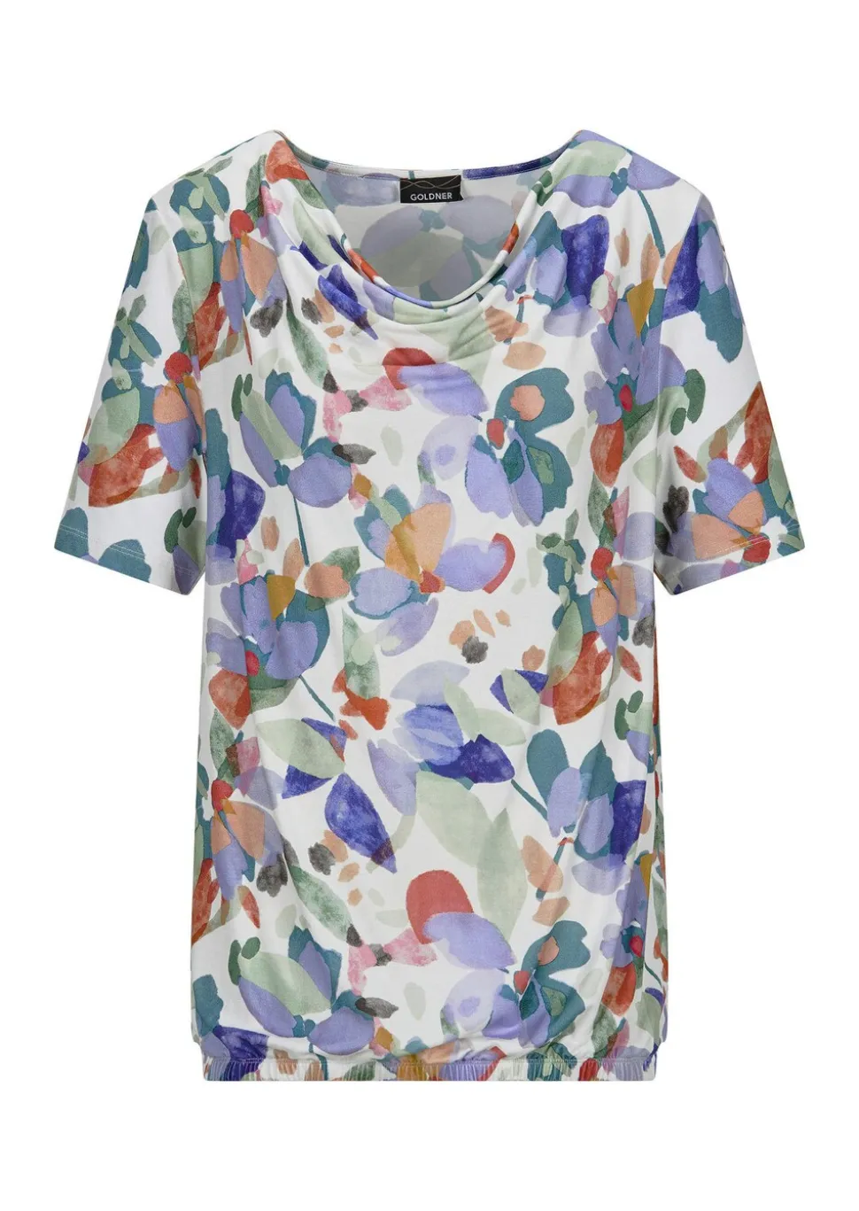 T-shirt en jersey avec encolure bénitier