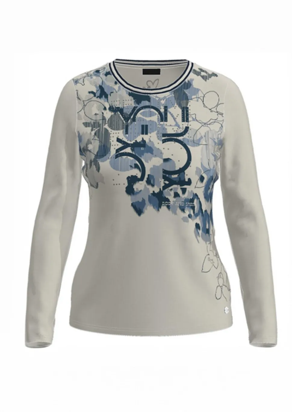 T-shirt en jersey avec imprimé devant