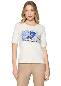 T-shirt en jersey avec imprimé devant