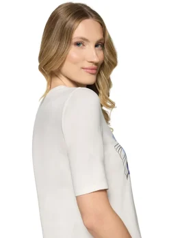 T-shirt en jersey avec imprimé devant