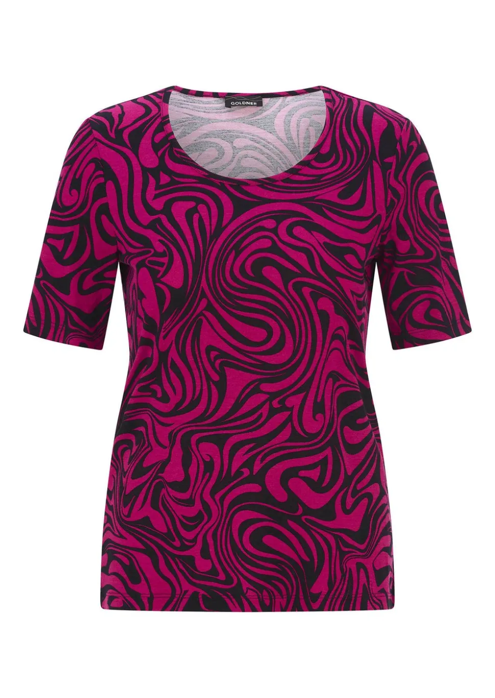 T-shirt en jersey avec motif dynamique et plein d’élan