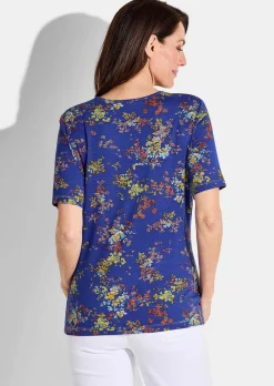 T-shirt en jersey avec motif floral