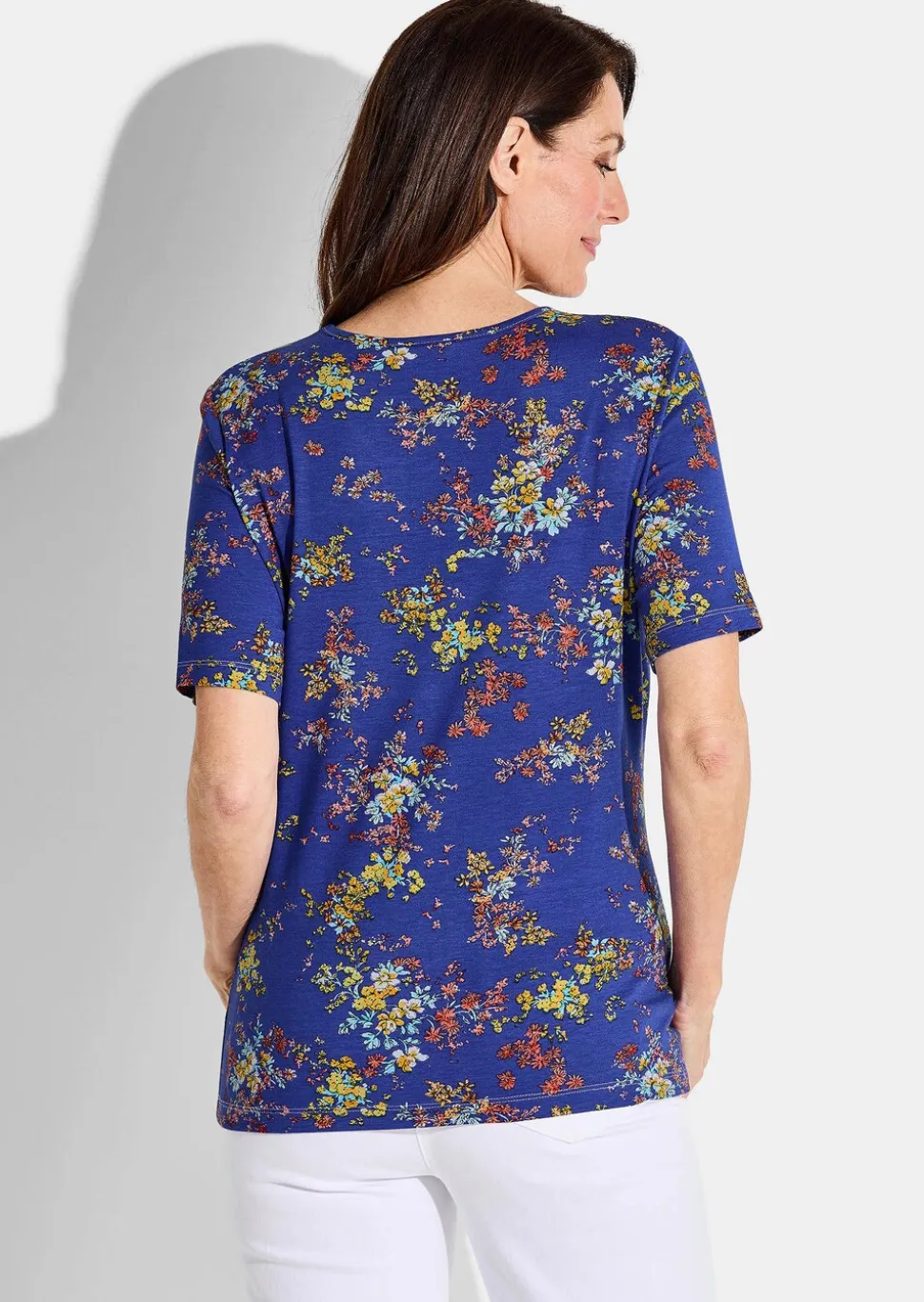 T-shirt en jersey avec motif floral