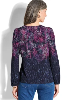 T-shirt en jersey avec motif à petits pois