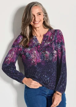 T-shirt en jersey avec motif à petits pois