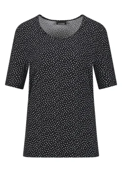 T-shirt en jersey avec motif à pois