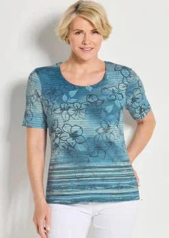 T-shirt en jersey avec motif à rayures