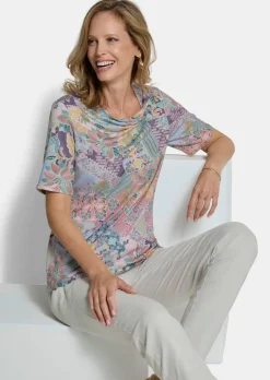 T-shirt en jersey avec nœud séduisant