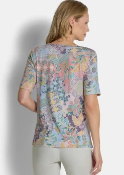 T-shirt en jersey avec nœud séduisant