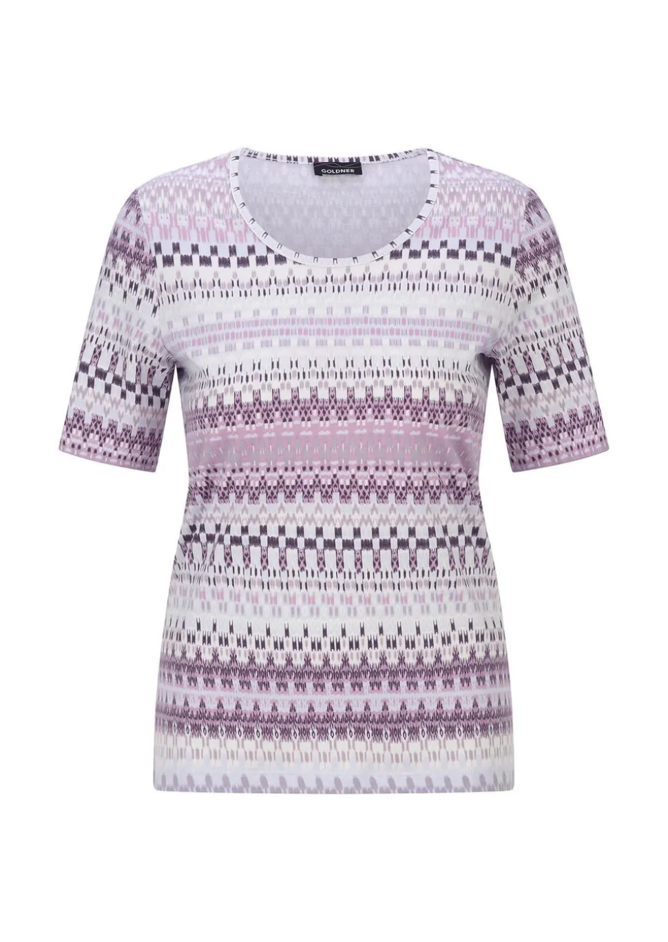 T-shirt en jersey avec un imprimé géométrique all-over
