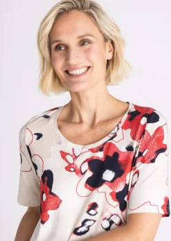 T-shirt en jersey de coton et Modal