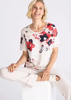 T-shirt en jersey de coton et Modal