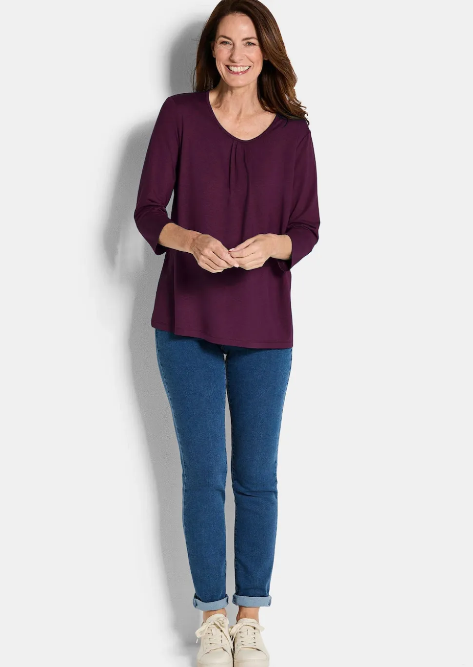 T-shirt en jersey de viscose